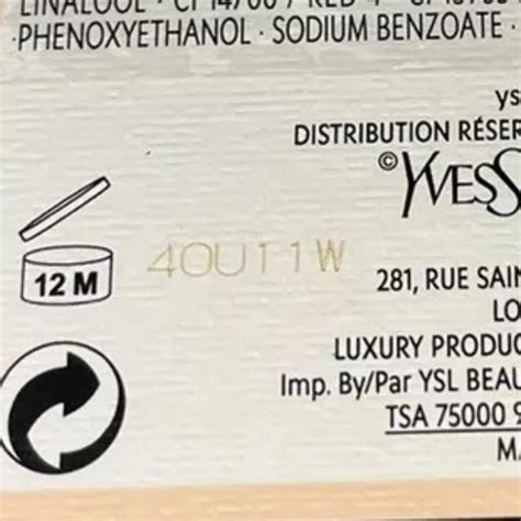 ysl expiry date|ys laurent batch code.